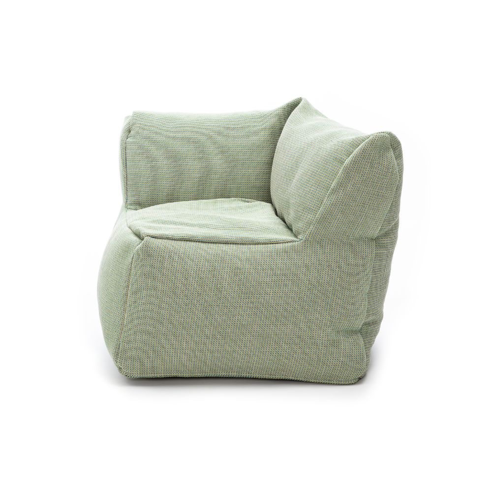 Dies ist der Medium Club Corner Sessel von Brom-Living in der Farbe Limette