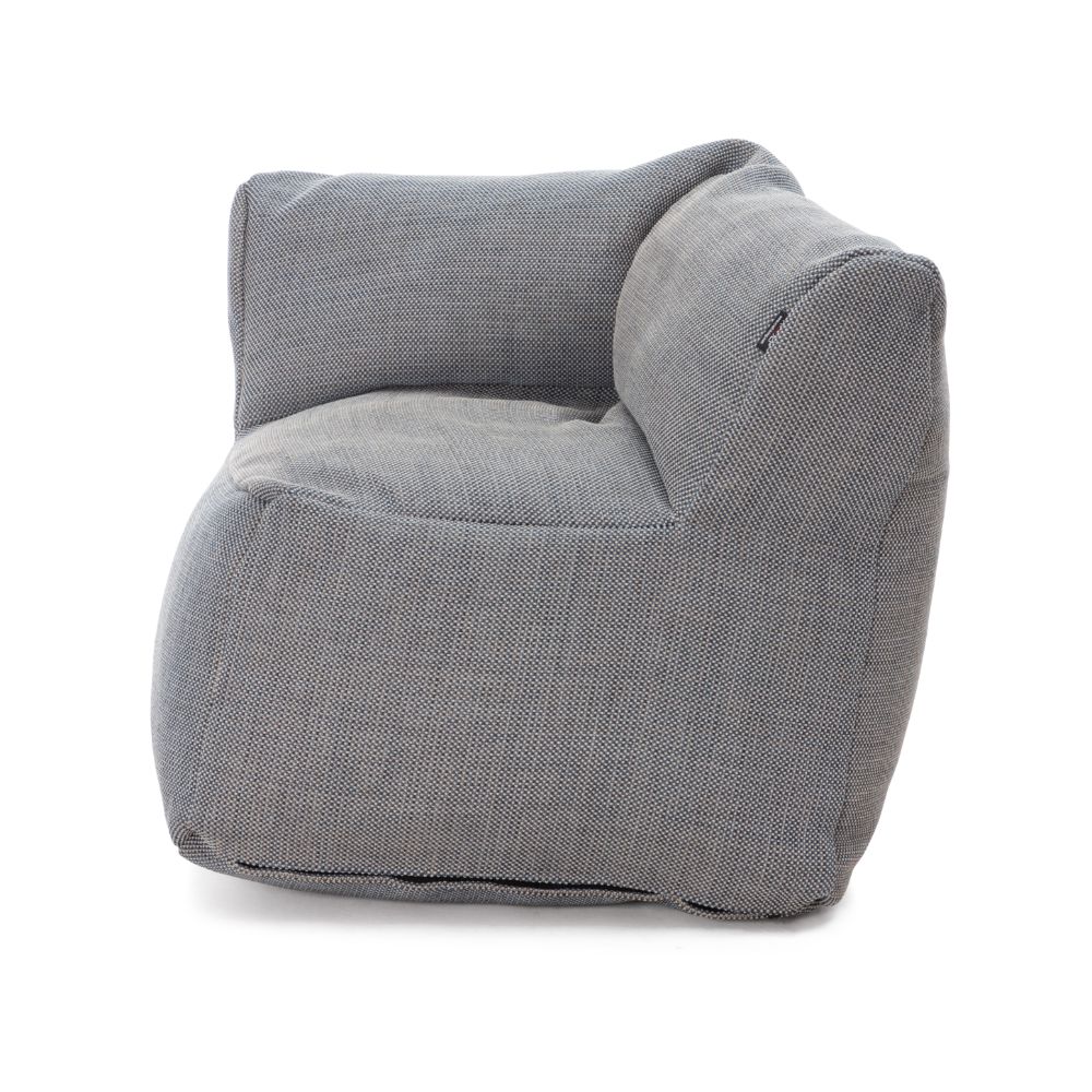 Dies ist der Medium Club Corner Sessel von Brom-Living in der Farbe Navyblau