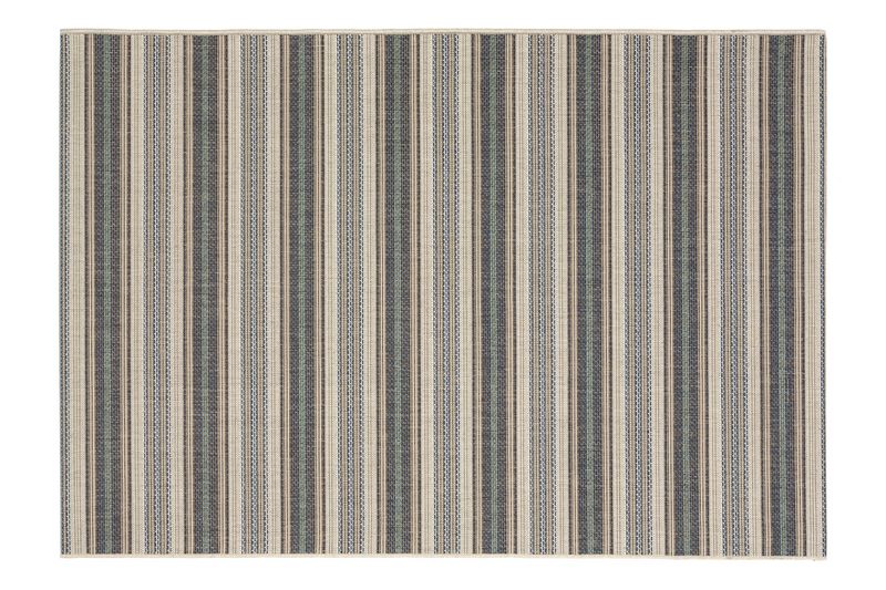Dies ist der Marbella Teppich von Brom-Living in der Farbe Blau