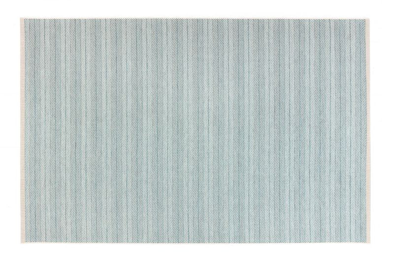 Dies ist der Rylander Teppich in Türkis von Brom-Living