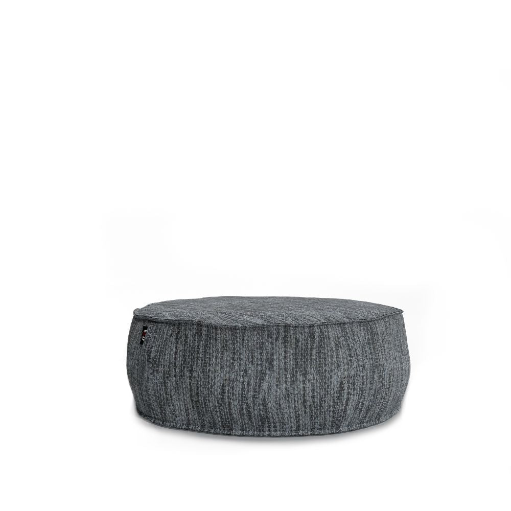Silky Rundpouf Anthrazit