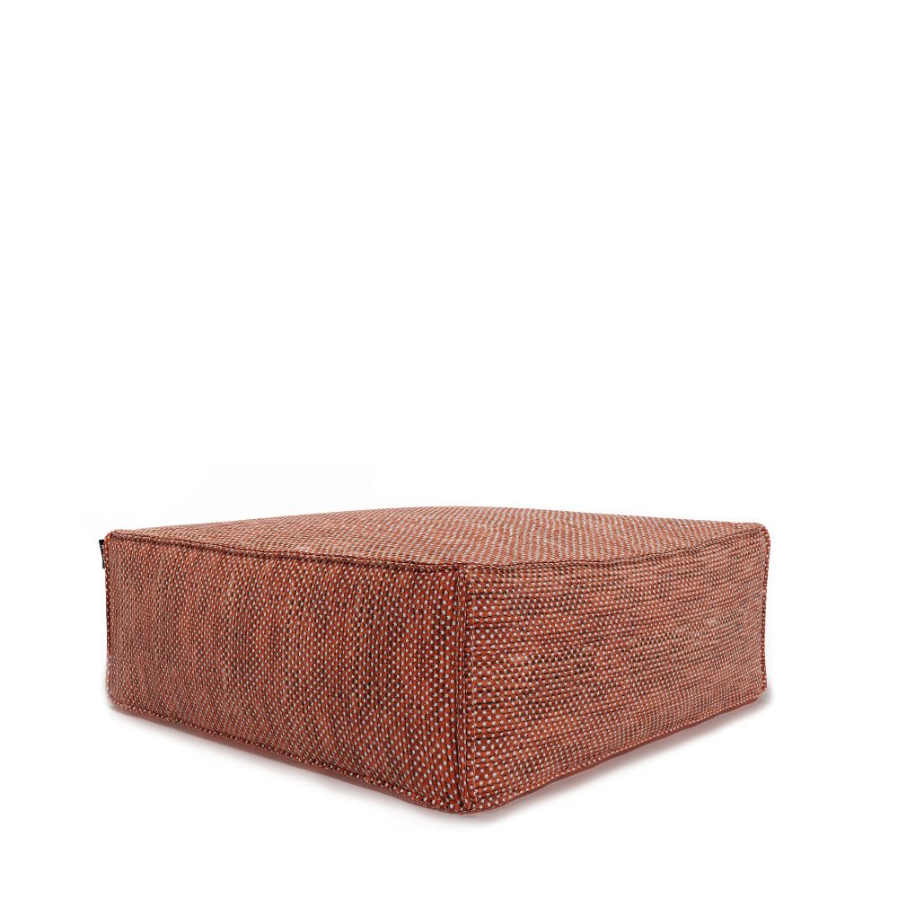 Silky Sitzpouf Terrakotta