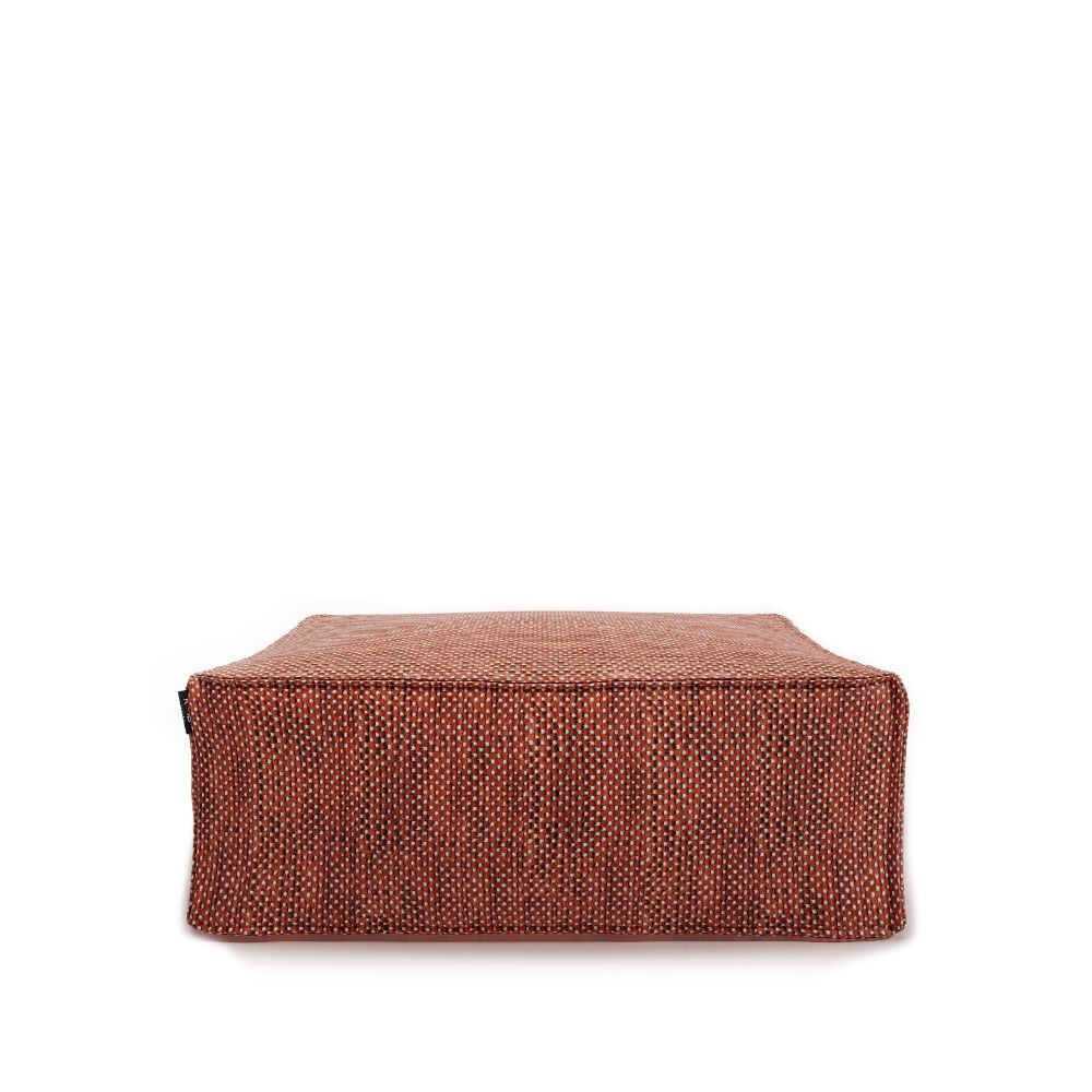 Silky Sitzpouf Terrakotta