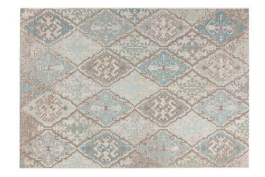 Dies ist der Brighton Teppich in der Farbe Türkis. Alle Teppiche von Brom-Living sind äusserst robust und auch wasserdicht.