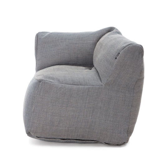 Dies ist der XL Club Corner Sessel von Brom-Living in der Farbe Navyblau