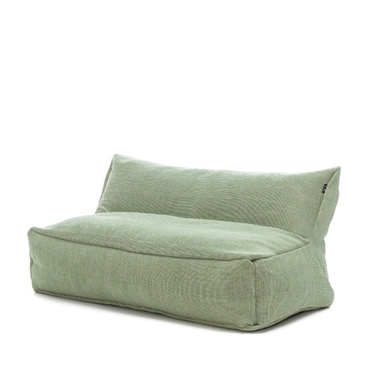Dies ist der Love Seat in Limette von Brom-Living.