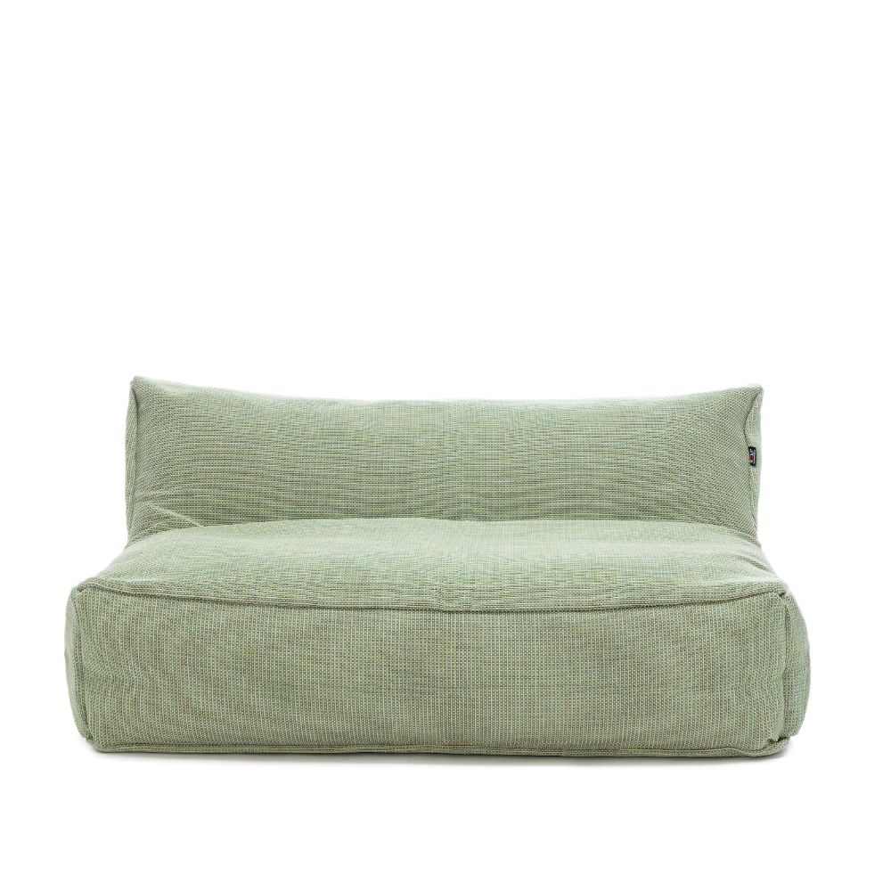 Dies ist der Love Seat in Limette von Brom-Living.