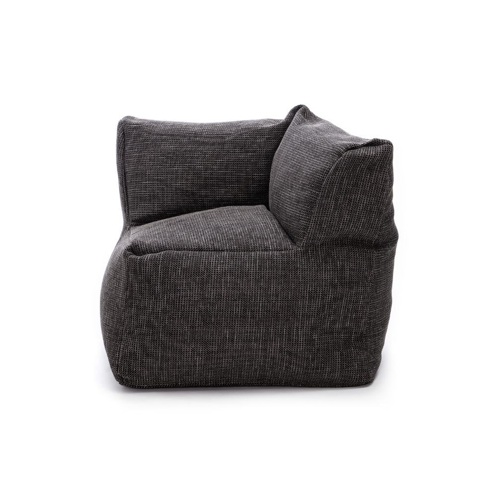 Dies ist der Medium Club Corner Sessel von Brom-Living in der Farbe Anthrazit