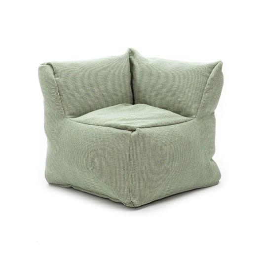 Dies ist der Medium Club Corner Sessel von Brom-Living in der Farbe Limette