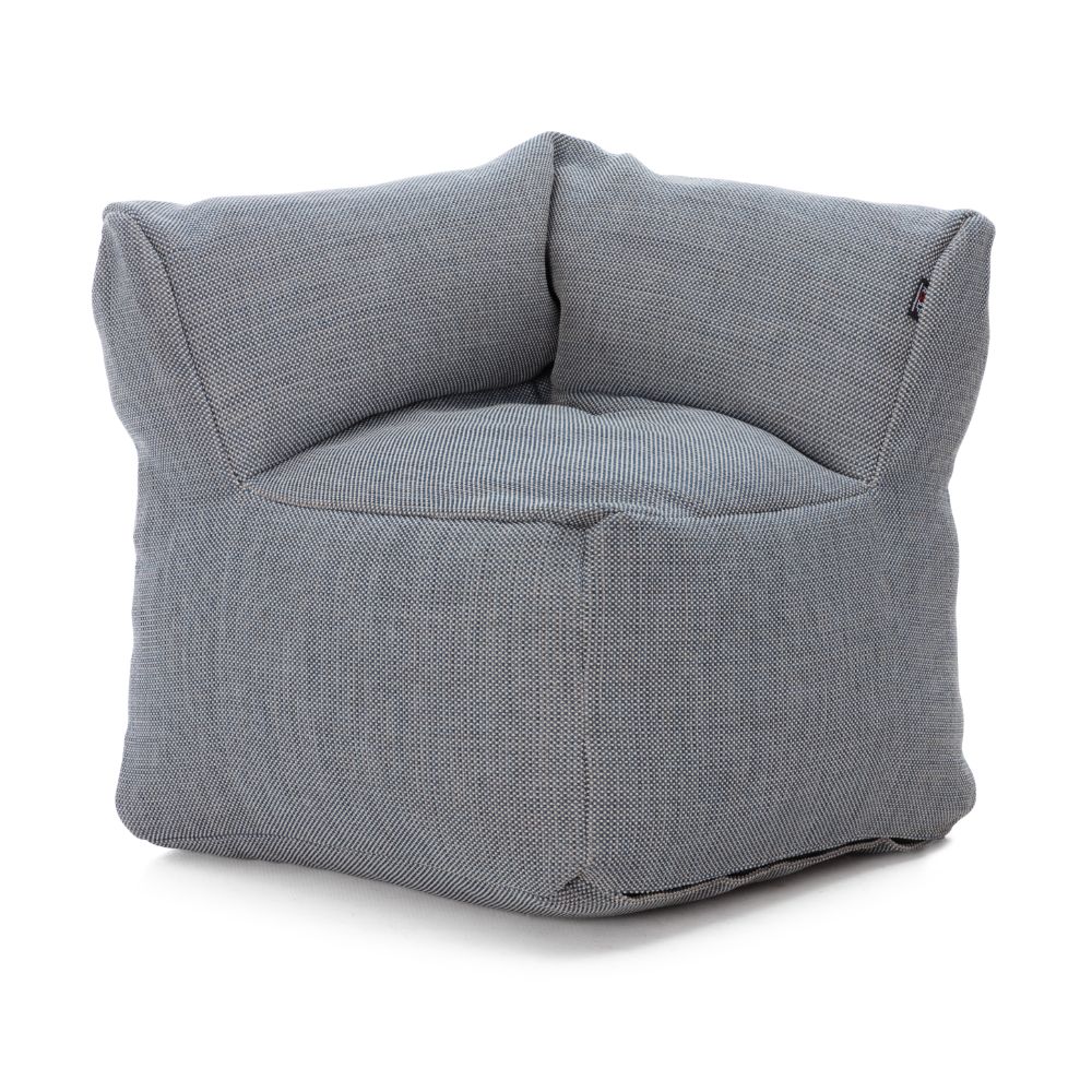 Dies ist der Medium Club Corner Sessel von Brom-Living in der Farbe Navyblau