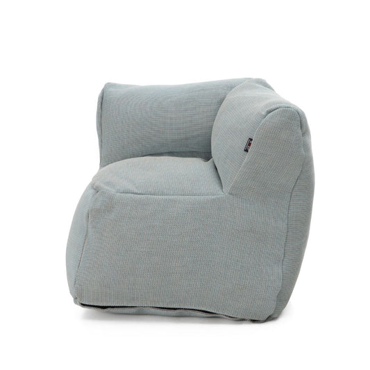 Dies ist der Medium Club Corner Sessel von Brom-Living in der Farbe Pastellblau