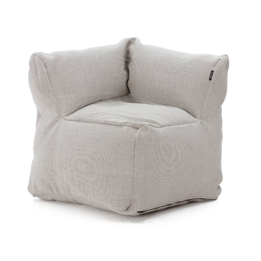 Dies ist der Medium Club Corner Sessel von Brom-Living in der Farbe Weiss