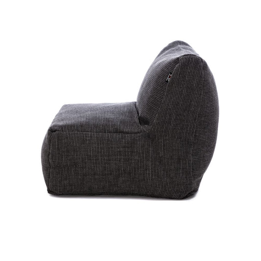 Dies ist der Medium Sessel von Brom-Living in der Farbe Anthrazit