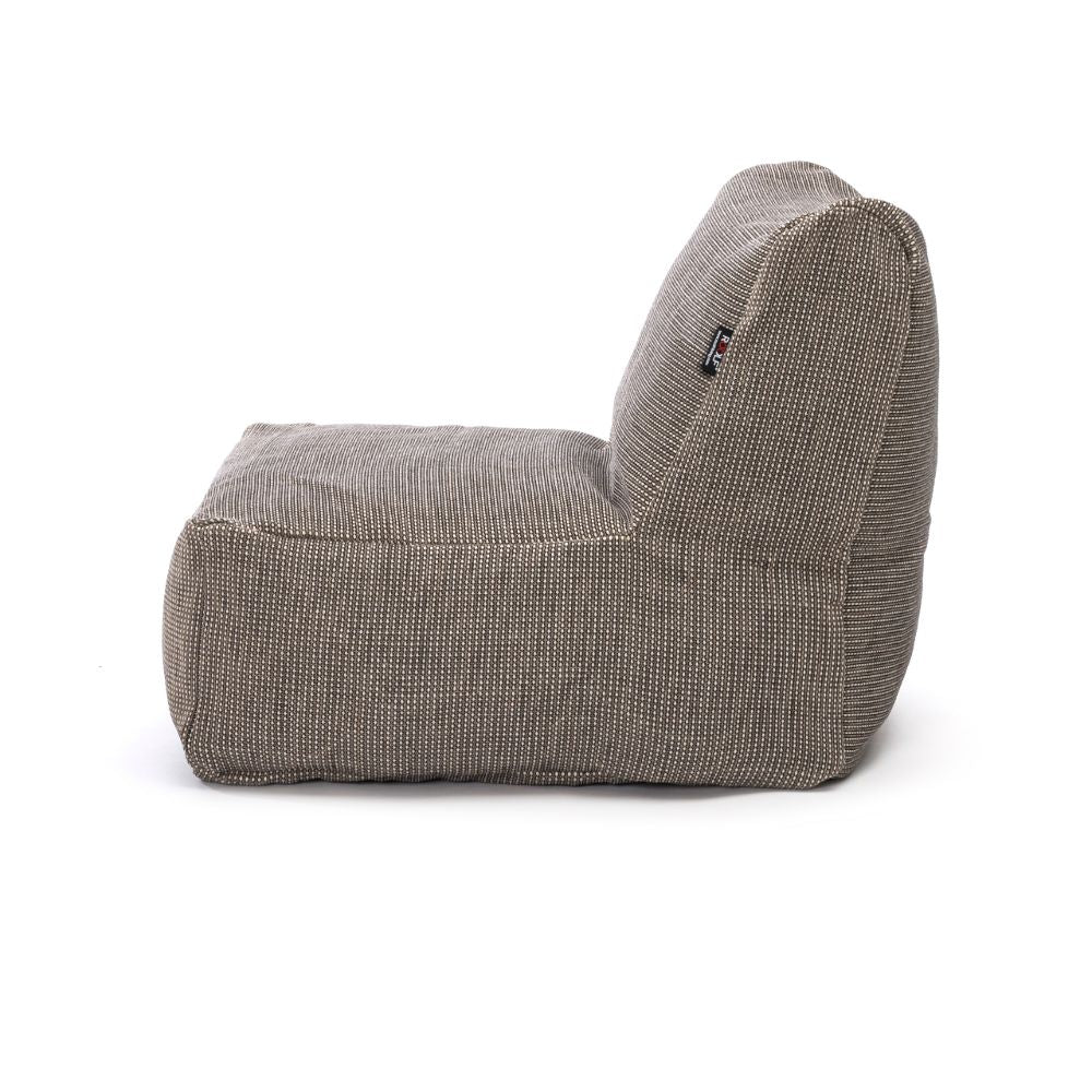 Dies ist der Medium Sessel von Brom-Living in der Farbe Grau