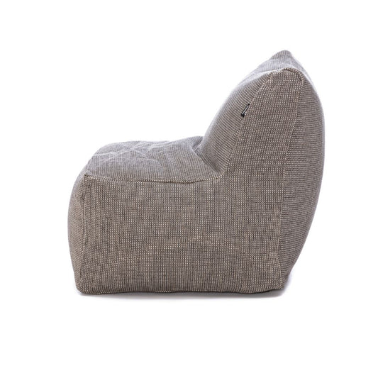 Dies ist der XL Sessel von Brom-Living in der Farbe Grau