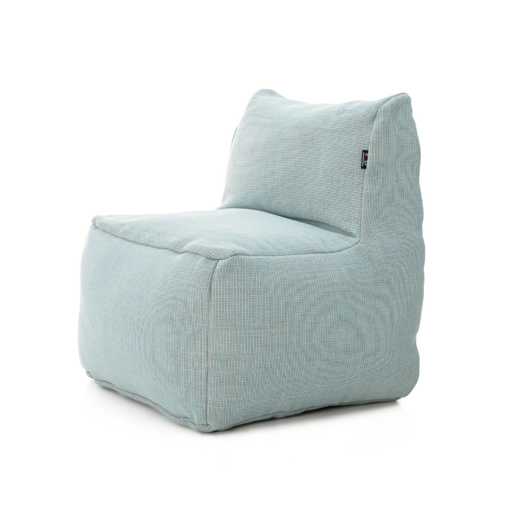 Dies ist der XL Sessel von Brom-Living in der Farbe Pastellblau