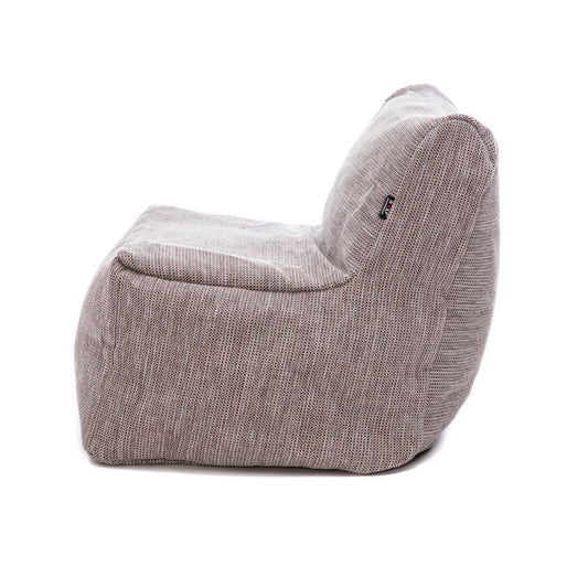 Dies ist der XL Sessel von Brom-Living in der Farbe Pflaume