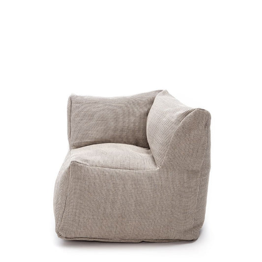 Dies ist der XL Club Corner Sessel von Brom-Living in der Farbe Beige