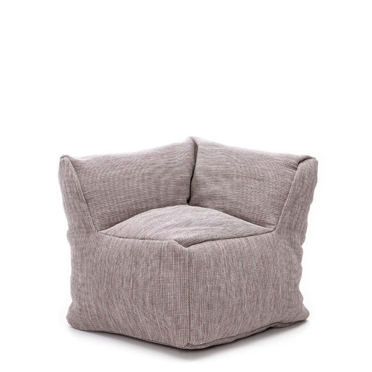 Dies ist der XL Club Corner Sessel von Brom-Living in der Farbe Pflaume