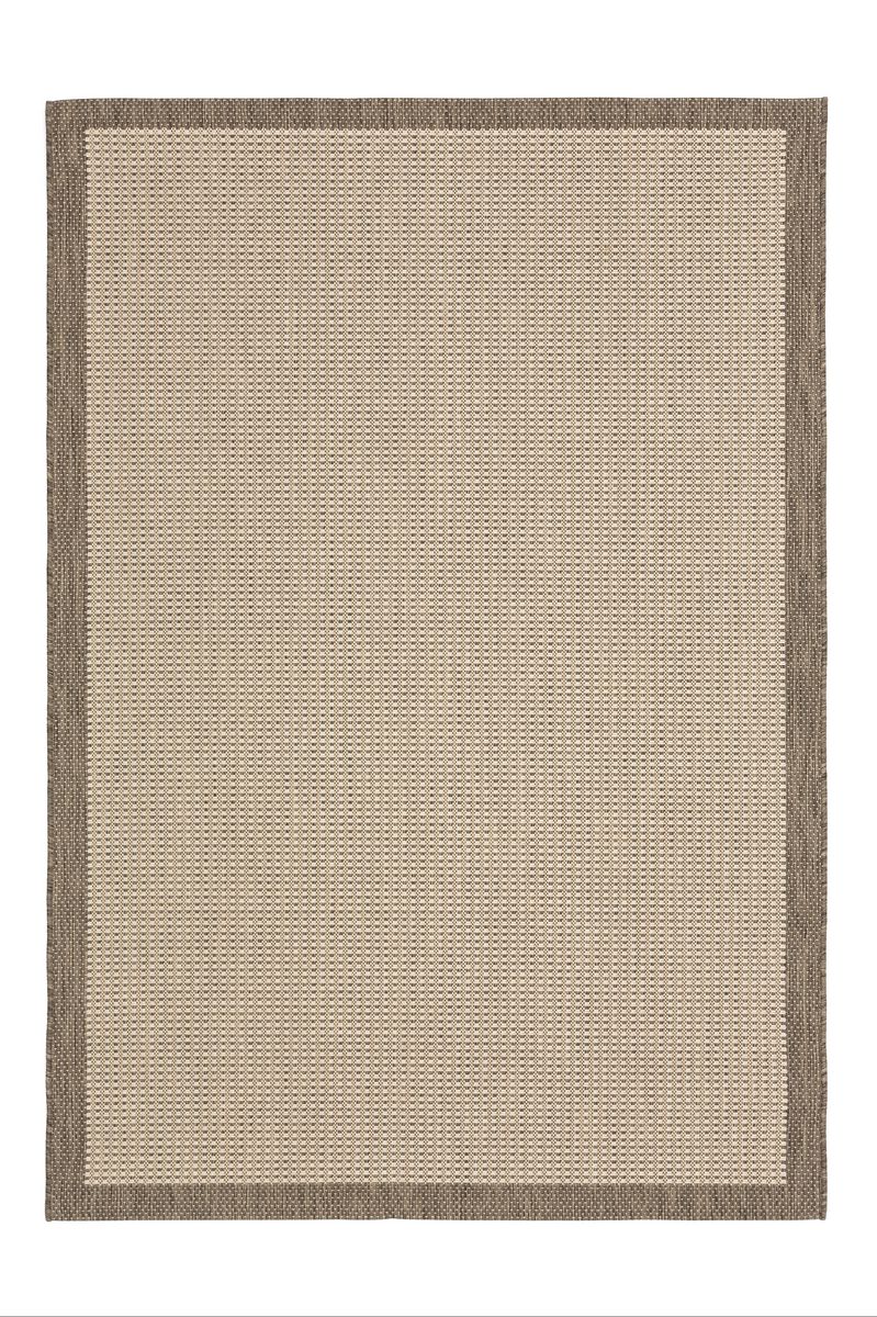Dies ist der Hudson Rund Teppich in der Farbe Beige von Brom-Living
