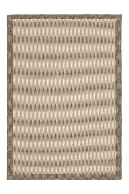 Dies ist der Hudson Rund Teppich in der Farbe Beige von Brom-Living