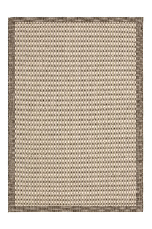 Dies ist der Hudson Rund Teppich in der Farbe Beige von Brom-Living