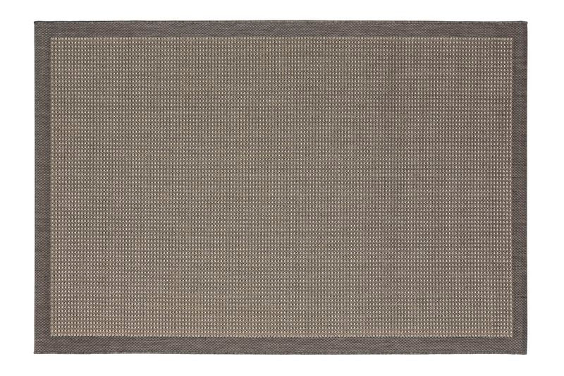 Dies ist der Hudson Rund Teppich in der Farbe Grau von Brom-Living