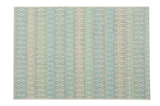 Dies ist der Harlequin Teppich in der Farbe Limette von Brom-Living
