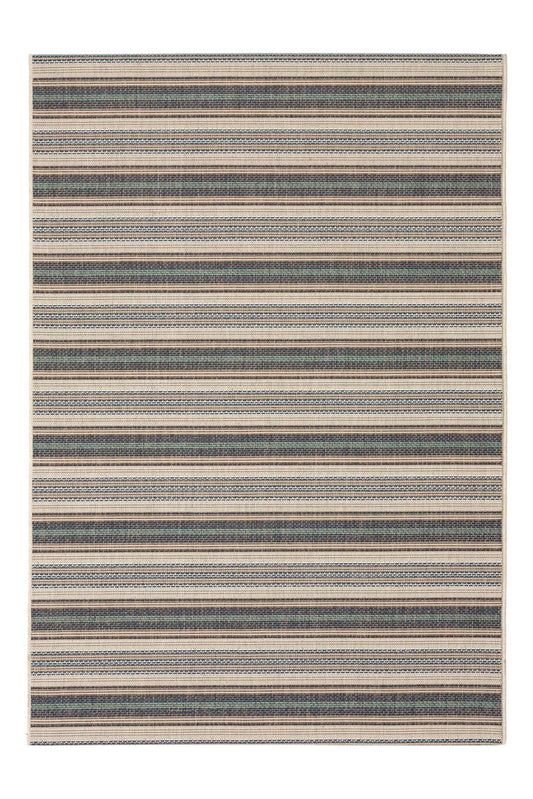 Dies ist der Marbella Teppich von Brom-Living in der Farbe Blau