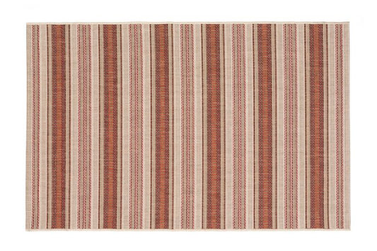 Dies ist der Marbella Teppich von Brom-Living in der Farbe Rot