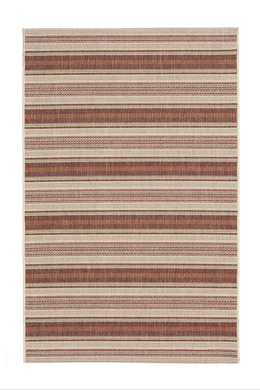 Dies ist der Marbella Teppich von Brom-Living in der Farbe Rot