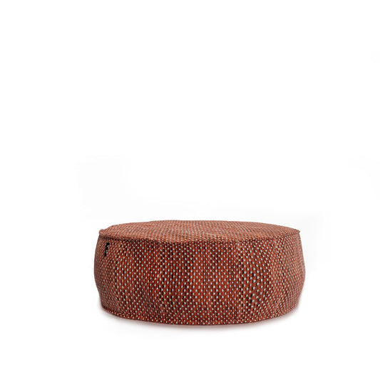 Silky Rundpouf Terrakotta