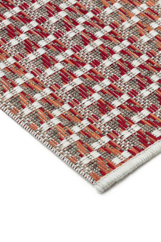 Dies ist der Sienna Teppich in Rot von Brom-Living