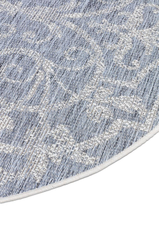 Dies ist der Summer Quay Rund Teppich in Grau von Brom-Living