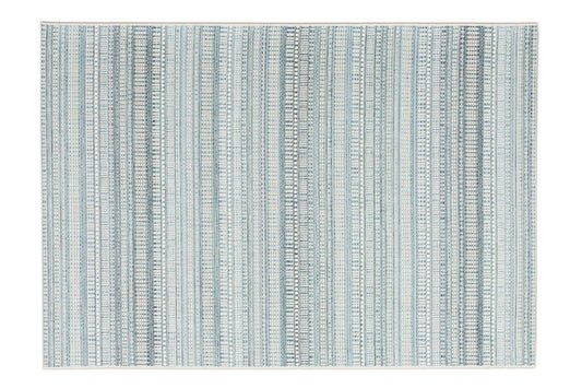 Dies ist der Zulu Teppich von Brom-Living in Blau