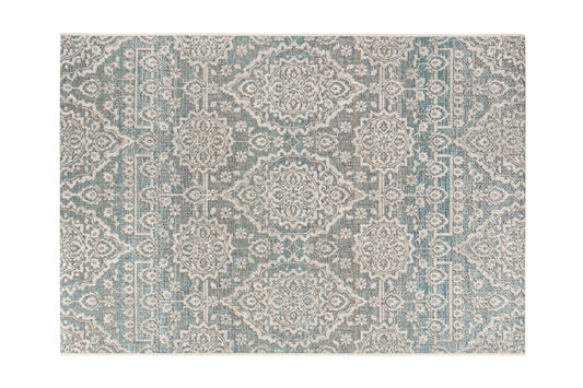 Dies ist der Trivoli Teppich von Brom-Living in Türkis