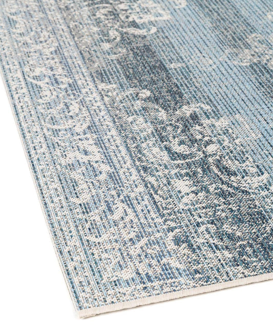 Dies ist der Pallazzo Teppich von Brom-Living in Blau
