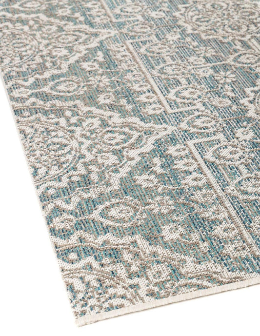 Dies ist der Trivoli Teppich von Brom-Living in Türkis